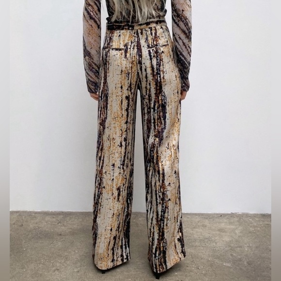 Zara | Beautiful Co-ord Matching Pant Set - Picture 2 of 13